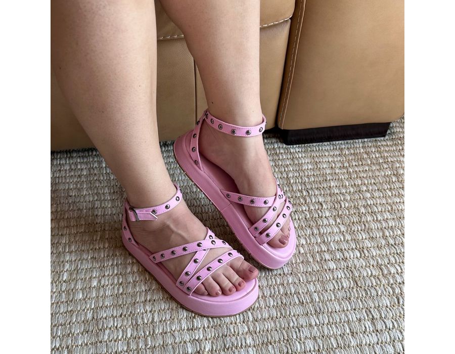 Sandália Flatform Vanessa Rosa | KUENTO SHOES
