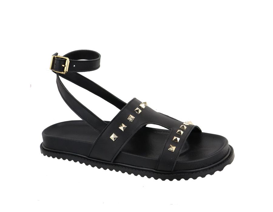 Papete Triangulo Preta | KUENTO SHOES