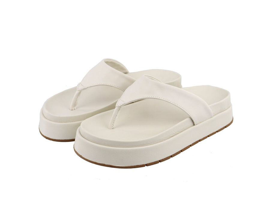 Flatform Elaine Off White | KUENTO SHOES