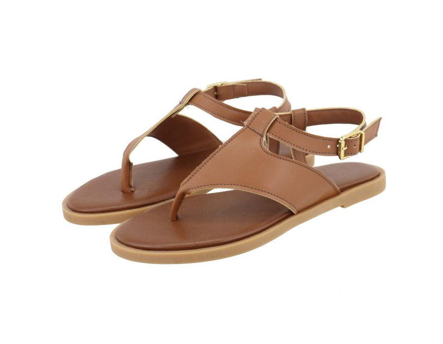 Flat Rasteira Mila Caramelo | KUENTO SHOES